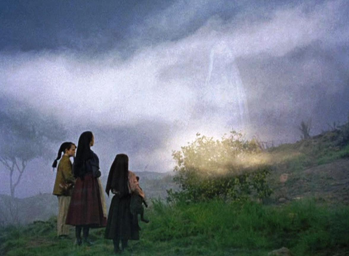 Image of the Children of Fatima visited by the Angel; thefatimaproject.com